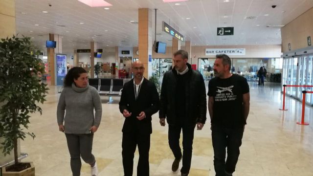Urralburu: San Javier es rentable mientras Corvera que nos va a costar cada año más de 3 millones de euros de dinero público - 1, Foto 1