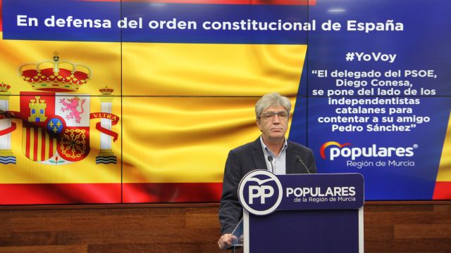 Miralles: El Delegado del PSOE en Murcia, Diego Conesa, se pone del lado de los independentistas para contentar a su amigo Pedro Sánchez - 1, Foto 1