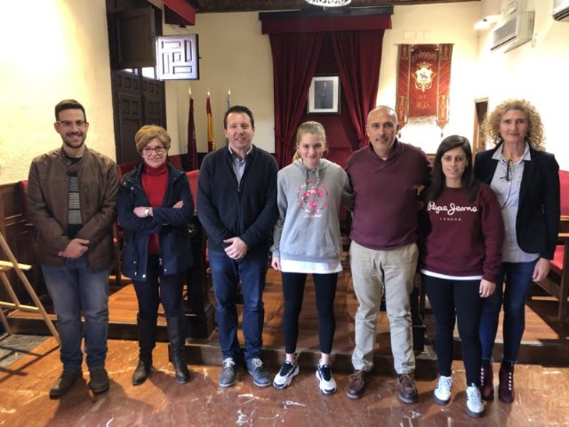 Recibimiento del Alcalde a la jugadora muleña de Fútbol Sala, Natalia Martínez Risueño - 1, Foto 1