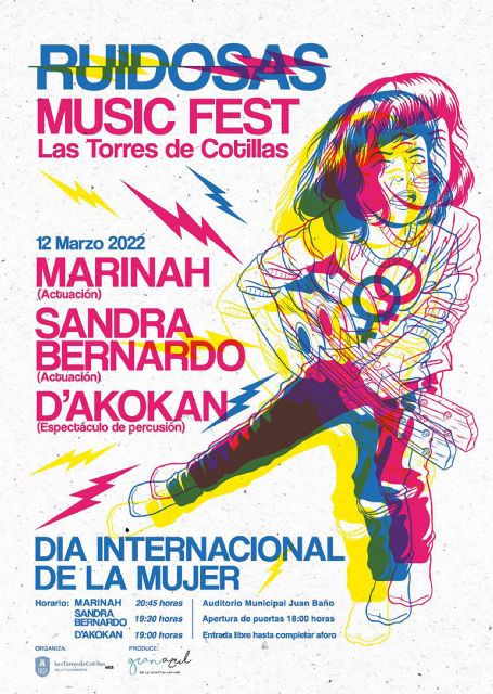 Marinah, ex vocalista de Ojos de Brujo, cabeza de cartel del Ruidosas Music Fest de Las Torres de Cotillas - 1, Foto 1