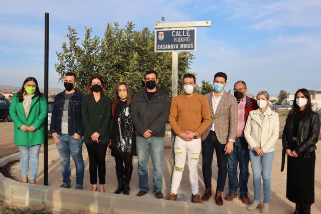 Isidoro Casanova Miras cuenta ya con una calle con su nombre en la urbanización La Florida - 1, Foto 1