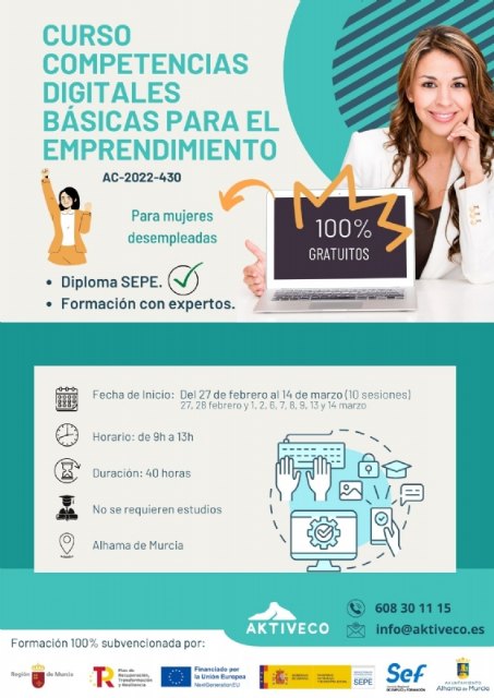 Abiertas las inscripciones para el segundo curso de Competencias Digitales Bsicas para el Emprendimiento, Foto 1