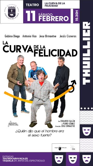 Gabino Diego protagoniza este sábado en Caravaca la comedia 'La curva de la felicidad' - 1, Foto 1