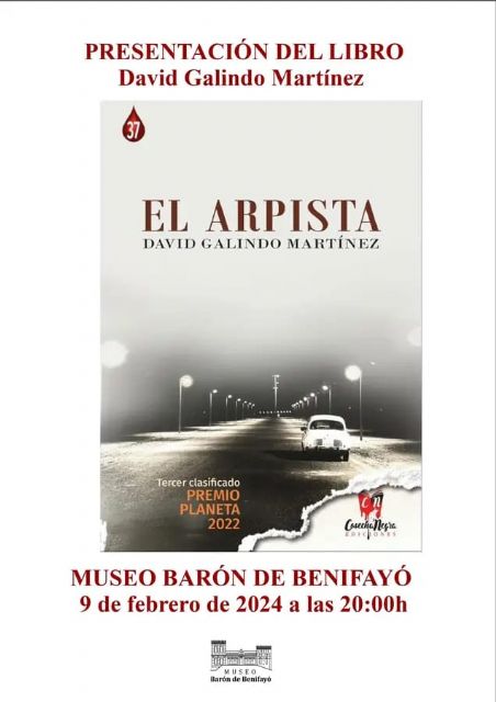 Encuentro literario con David Galindo, autor de El Arpista, en el Museo Barón de Benifayó - 1, Foto 1