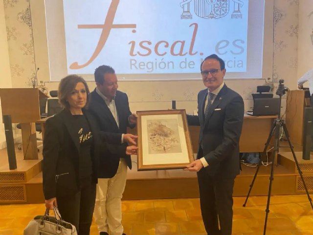 El fiscal superior de la Región de Murcia imparte una conferencia al alumnado del IES Ribera de los Molinos - 1, Foto 1