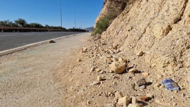 El PSOE de Lorca denuncia el lamentable estado de abandono del carril bici de la Avenida Fuerzas Armadas - 4, Foto 4