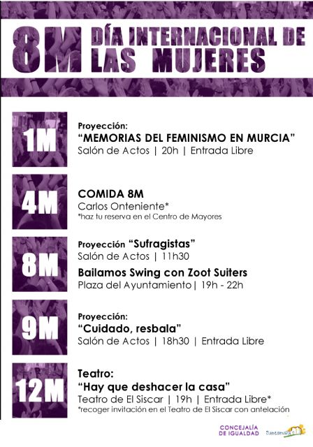 El Ayuntamiento de Santomera se suma al Paro Internacional de Mujeres - 1, Foto 1