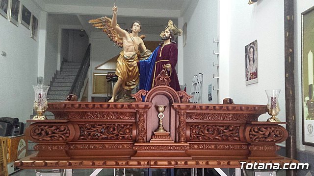 La Hermandad de la Oración en el Huerto estrena este año nuevo trono, Foto 2