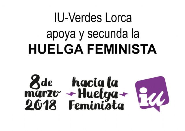 IU-Verdes Lorca se suma a la huelga feminista del 8M - 2, Foto 2