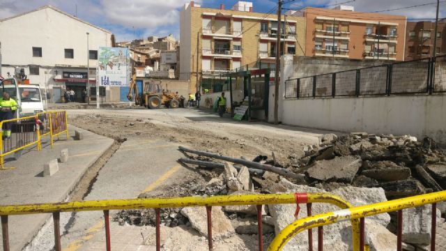 Obras en el apeadero de autobuses en la Avenida Cehegín - 2, Foto 2