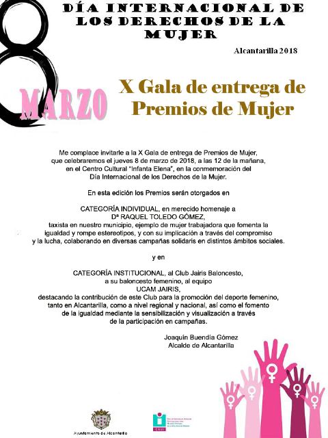 X Gala de entrega de Premios de Mujer - Alcantarilla 2018 - 1, Foto 1