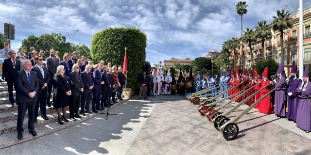 Heraldos, burlas y tambores recorren las calles y plazas de Murcia en la V edición de ´Via Passionis´ - 2, Foto 2