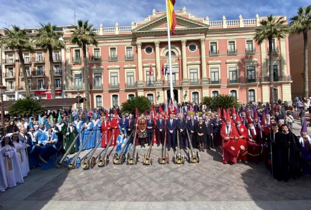 Heraldos, burlas y tambores recorren las calles y plazas de Murcia en la V edición de ´Via Passionis´ - 3, Foto 3