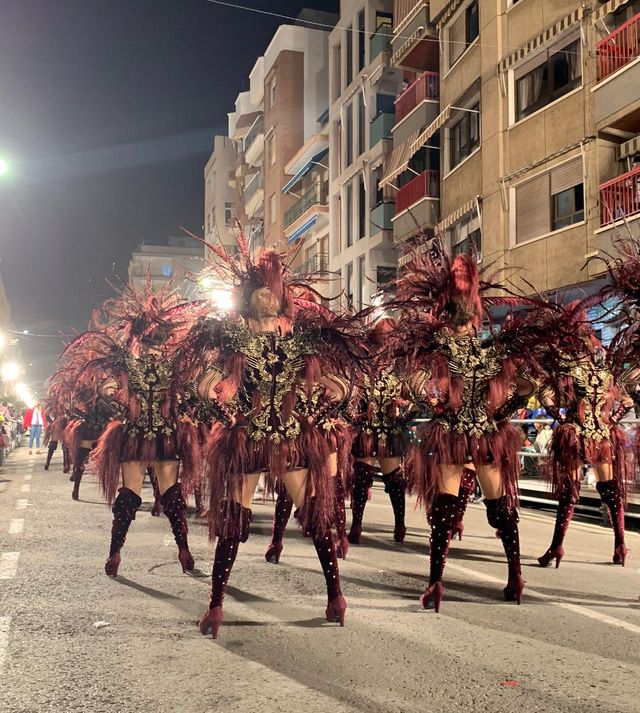 Sueños de Papel deslumbra en el Carnaval de Águilas, y obtiene el primer premio del Concurso Nacional de Comparsas Foráneas, Foto 8