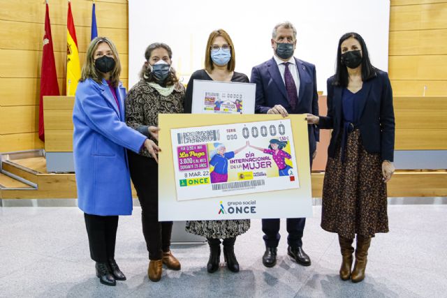 Isabel Franco participa en la presentación del cupón que la ONCE dedica al Día Internacional de la Mujer - 1, Foto 1