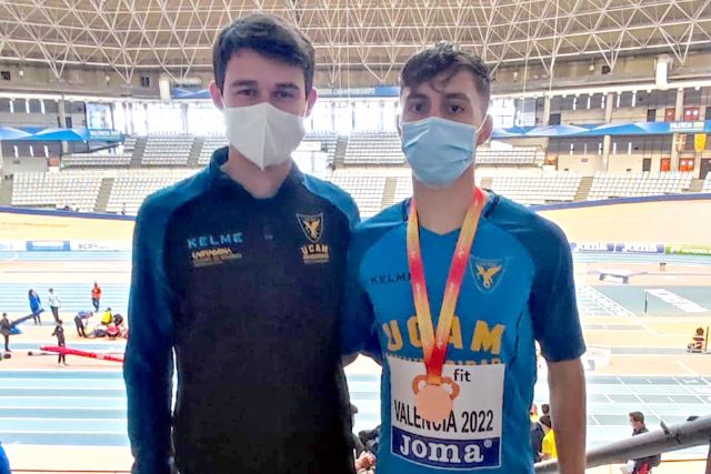 Simón Guasp atleta del UCAM Cartagena Bronce en Campeonato de España sub18 - 1, Foto 1