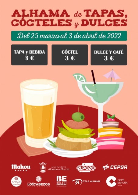 VI Alhama de Tapas, Cócteles y Dulces. Del 25 de marzo al 3 de abril de 2022 - 2, Foto 2