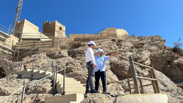 El director general de Patrimonio Cultural visita el Castillo de Alhama de Murcia - 1, Foto 1