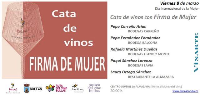'Vinarte' nos trae este viernes una cata de vinos con firma de mujer - 1, Foto 1