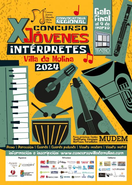 El Teatro Villa de Molina acoge la Gala Final del décimo Concurso Jóvenes Intérpretes 2024 el sábado 9 de marzo - 1, Foto 1