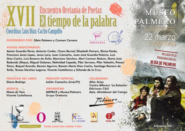 Regresa el Encuentro Oretania de Poetas a Almodóvar del Campo de la mano de AMPACE - 1, Foto 1