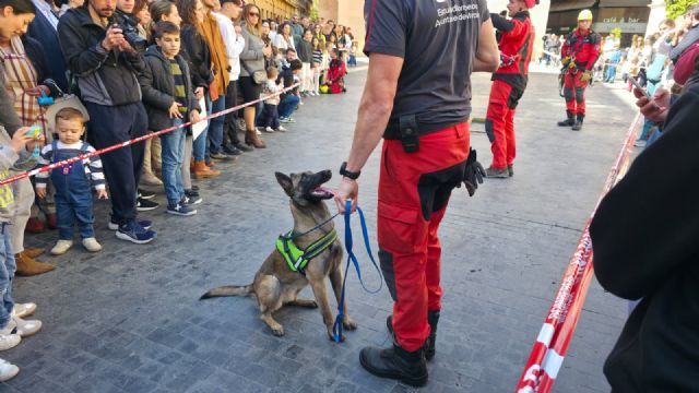 Murcia reconoce la excelencia y el compromiso de sus Bomberos con una espectacular exhibición en la Plaza del Cardenal Belluga - 3, Foto 3