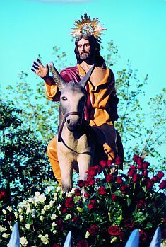 La Cofradía de la Entrada Triunfal de Jesús en Jerusalén procesiona el Domingo de Ramos, día 9 de abril, en Molina de Segura - 4, Foto 4