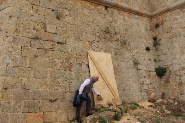 Ciudadanos denuncia que las medidas de protección para evitar el deterioro del Castillo de la Atalaya son deficientes - 4, Foto 4