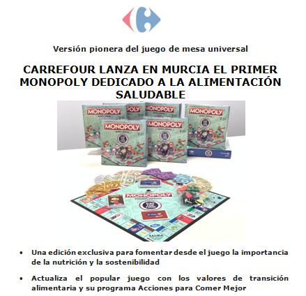 Carrefour lanza en Murcia el primer Monopoly dedicado a la alimentación saludable - 3, Foto 3