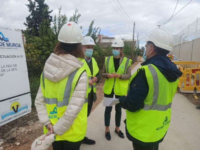 La renovación de la red de abastecimiento en Espinardo permitirá garantizar las condiciones óptimas de suministro de agua a los residentes en el Carril de la Ser - 3, Foto 3