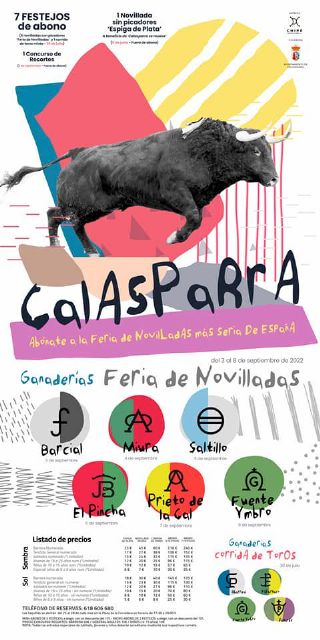 Presentado el elenco de ganaderías de la temporada taurina 2022 de Calasparra - 1, Foto 1