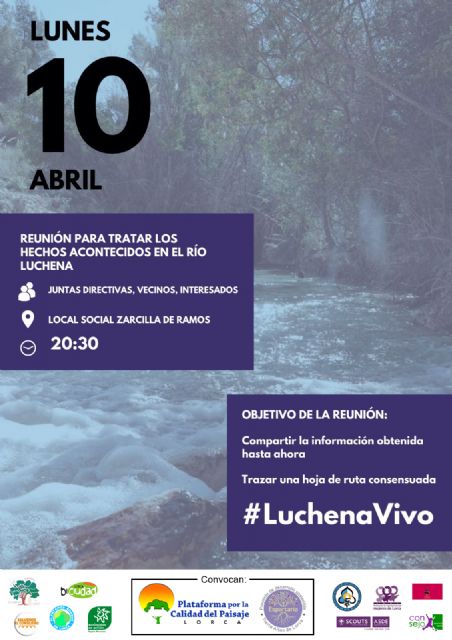 Movilizaciones para denunciar los recientes atentados contra el Río Luchena - 1, Foto 1