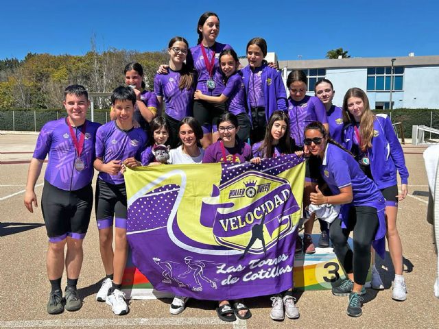 Tres oros, cinco platas y ocho bronces para el Roller Queen torreño en el autonómico de patinaje de velocidad de circuito - 3, Foto 3