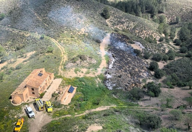 Incendio forestal en la diputación de Humbrias (Lorca) - 1, Foto 1