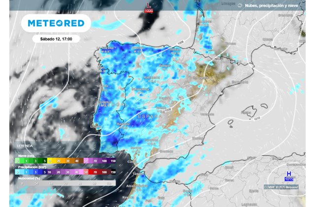 Comienzo de Semana Santa pasado por agua: Samuel Biener avisa de lluvias por la borrasca Olivier en plena operación salida - 1, Foto 1