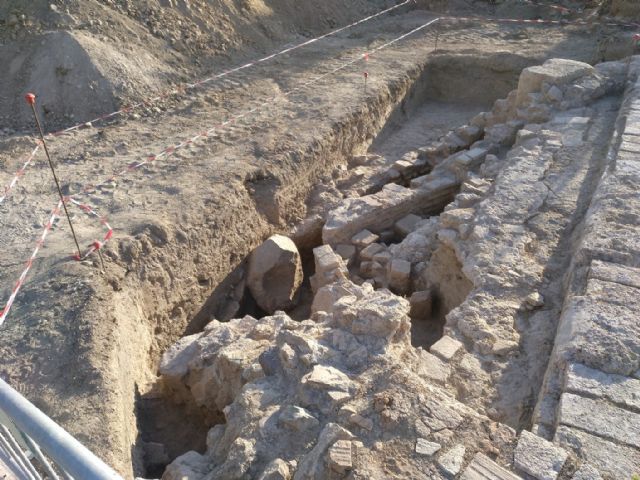 Huermur solicita la protección de los restos arqueológicos encontrados en el Molino de la Pólvora sobre la acequia Aljufía - 2, Foto 2