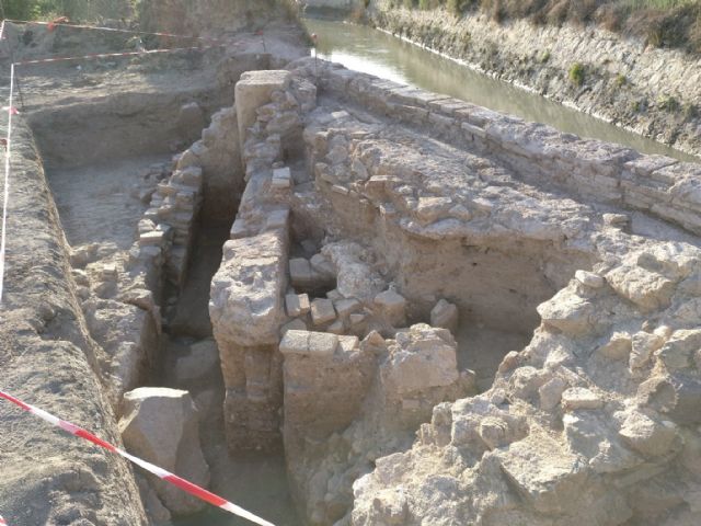 Huermur solicita la protección de los restos arqueológicos encontrados en el Molino de la Pólvora sobre la acequia Aljufía - 4, Foto 4
