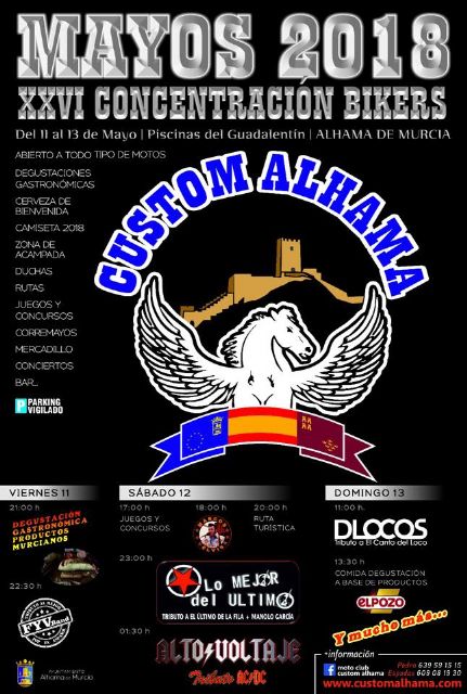 XXVI Concentracin de Bikers Custom Alhama, Foto 1