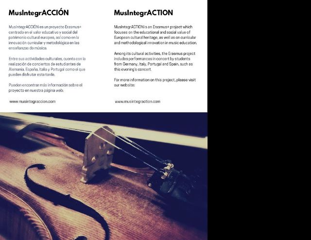 El Museo de la Música  de Barranda acoge este martes un concierto internacional dentro del proyecto Erasmus 'Musintegraction' - 2, Foto 2