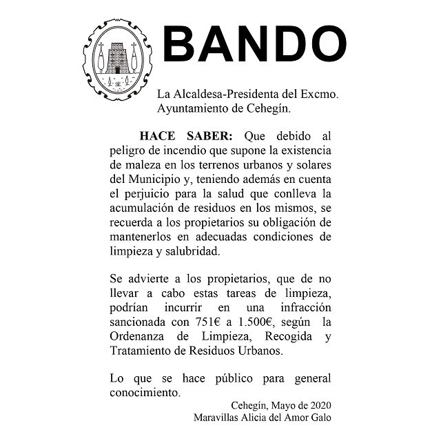 Se recuerda a los propietarios de solares y terrenos urbanos la obligación de mantenerlos limpios - 1, Foto 1