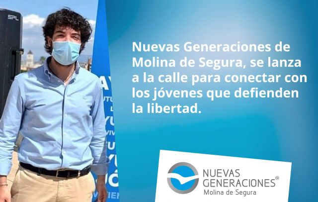 NNGG Molina de Segura se lanza a la calle para conectar con los jóvenes que defienden la libertad - 1, Foto 1