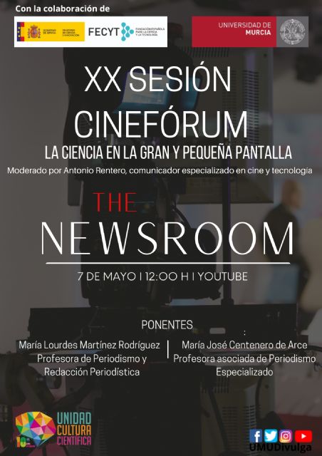 La nueva sesión del cinefórum ´La Ciencia en la gran y pequeña pantalla´ de la UMU se adentra en el periodismo - 1, Foto 1