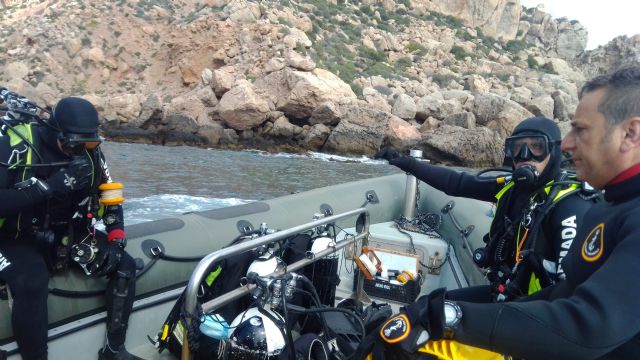 La Armada verifica que el patrimonio arqueológico subacuático de Águilas está bien protegido - 3, Foto 3