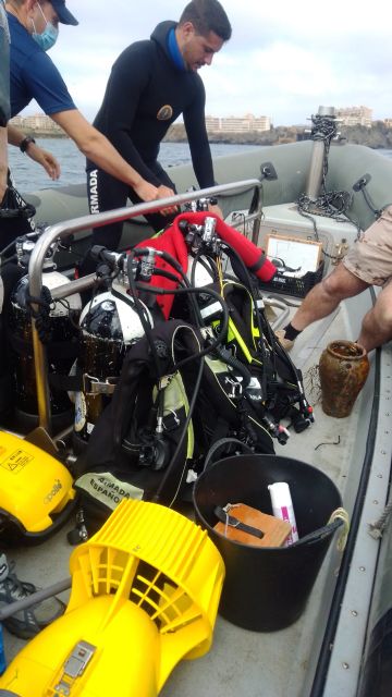 La Armada verifica que el patrimonio arqueológico subacuático de Águilas está bien protegido - 5, Foto 5