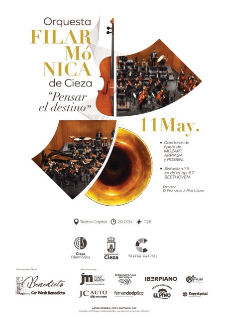 El ciclo sinfónico de Cieza Filarmónica echa a andar este sábado en el Capitol - 1, Foto 1