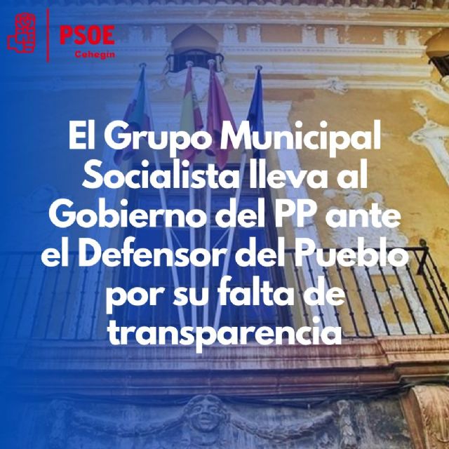El Grupo Municipal Socialista lleva al equipo de Gobierno del PP ante el Defensor del Pueblo por su falta de transparencia - 3, Foto 3