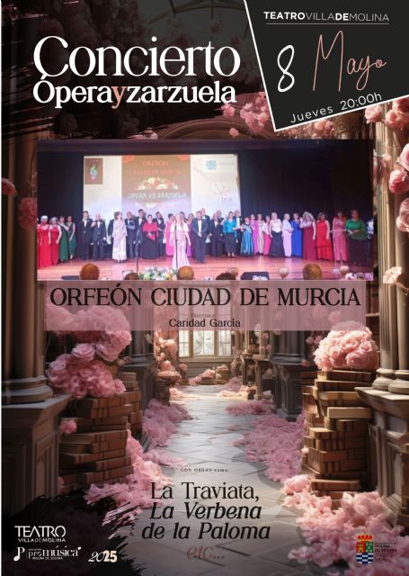 El Orfeón Ciudad de Murcia ofrece un concierto de ópera y zarzuela el jueves 8 de mayo en el Teatro Villa de Molina - 1, Foto 1