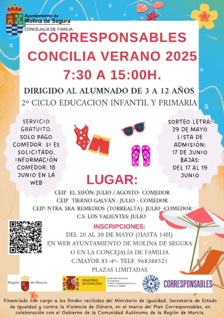 La Concejalía de Familia pone en marcha este próximo verano los servicios de conciliación Corresponsables vacacional 0-3 años, Corresponsables Concilia Verano y Concilia Incluye - 2, Foto 2