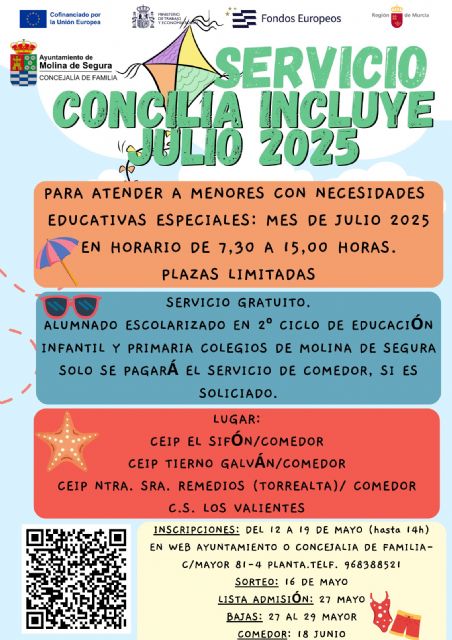 La Concejalía de Familia pone en marcha este próximo verano los servicios de conciliación Corresponsables vacacional 0-3 años, Corresponsables Concilia Verano y Concilia Incluye - 3, Foto 3