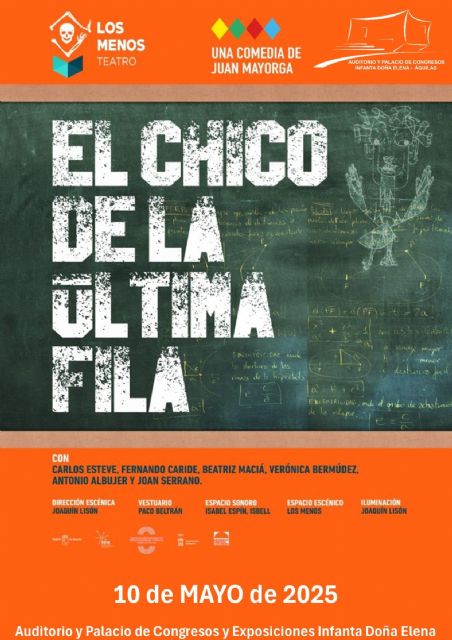El próximo sábado llega al Auditorio El chico de la última fila - 1, Foto 1